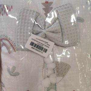 Çelebi Çiçek Çift Kat Lüks Puset Örtüsü