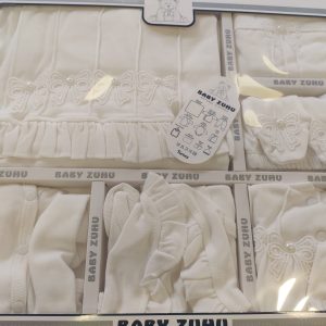 İncili 10'lu Yelekli Zıbın Seti